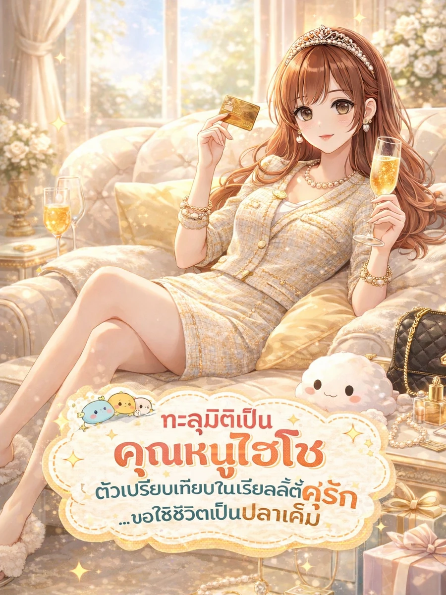 ปก [จบแล้ว] ทะลุมิติเป็นคุณหนูไฮโซตัวเปรียบเทียบในเรียลลิตี้คู่รัก...ขอใช้ชีวิตเป็นปลาเค็ม