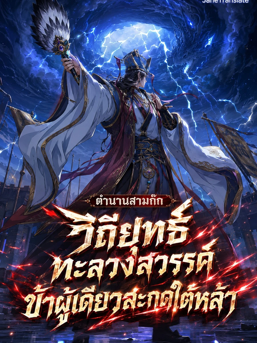 ปก ตํานานสามก๊ก วิถียุทธ์ทะลวงสวรรค์ ข้าผู้เดียวสะกดใต้หล้า