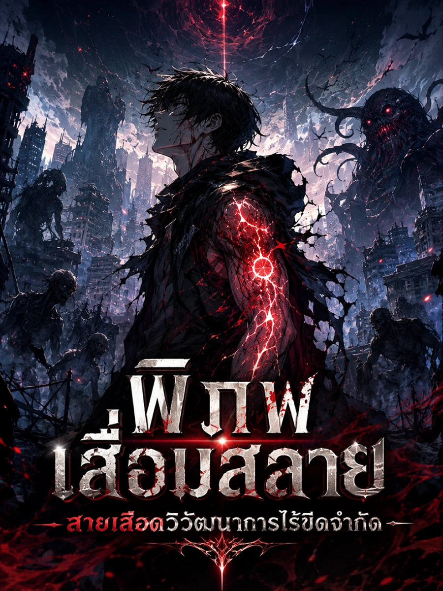 ปก พิภพเสื่อมสลาย : สายเลือดวิวัฒนาการไร้ขีดจํากัด