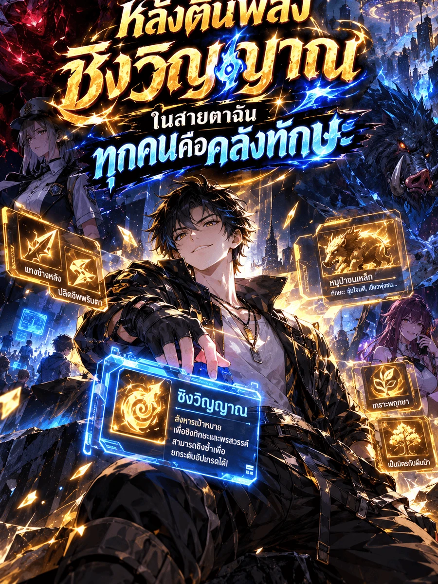 ปก [ชนต้นฉบับ] หลังตื่นพลังชิงวิญญาณ ในสายตาฉันทุกคนคือคลังทักษะ