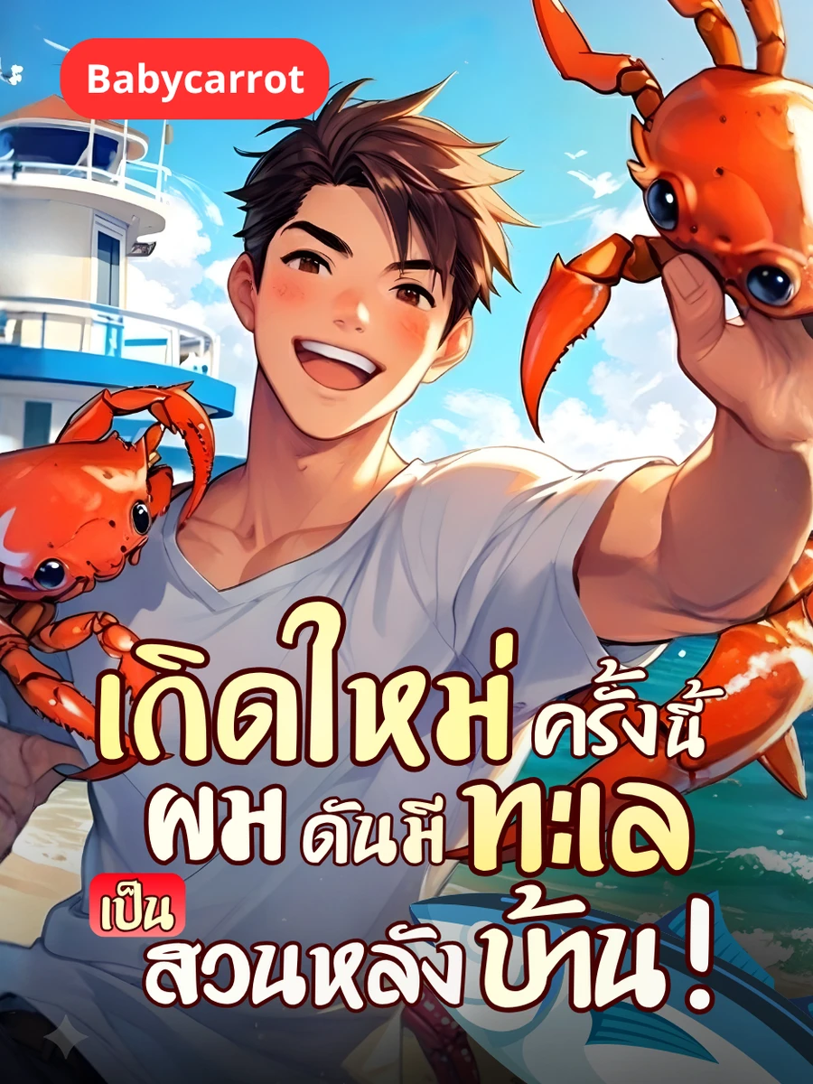 ปก เกิดใหม่ครั้งนี้ ผมดันมีทะเลเป็นสวนหลังบ้าน