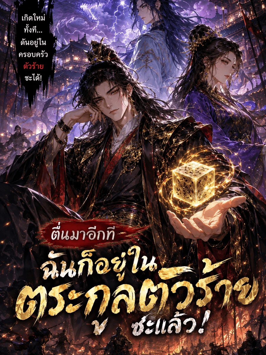 ปก ตื่นมาอีกที ฉันก็อยู่ในตระกูลตัวร้ายซะแล้ว!