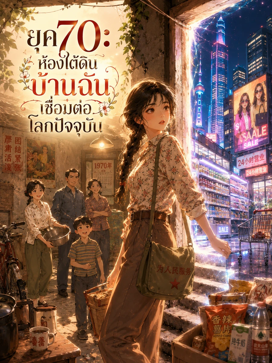 ปก ยุค70: ห้องใต้ดินบ้านฉันเชื่อมต่อโลกปัจจุบัน