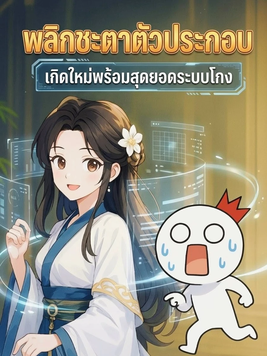 ปก พลิกชะตาตัวประกอบ เกิดใหม่พร้อมสุดยอดระบบโกง