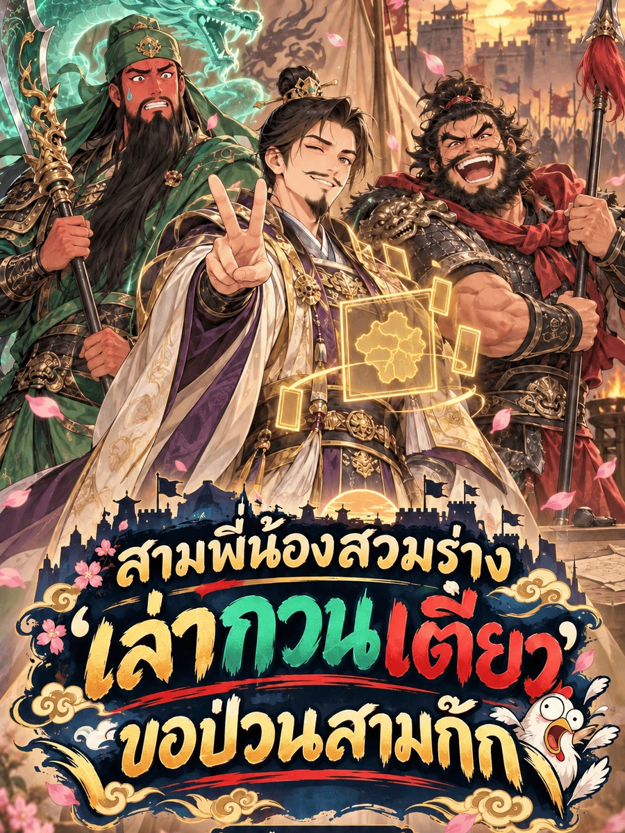ปก สามพี่น้องสวมร่าง 'เล่ากวนเตียว' ขอป่วนสามก๊ก