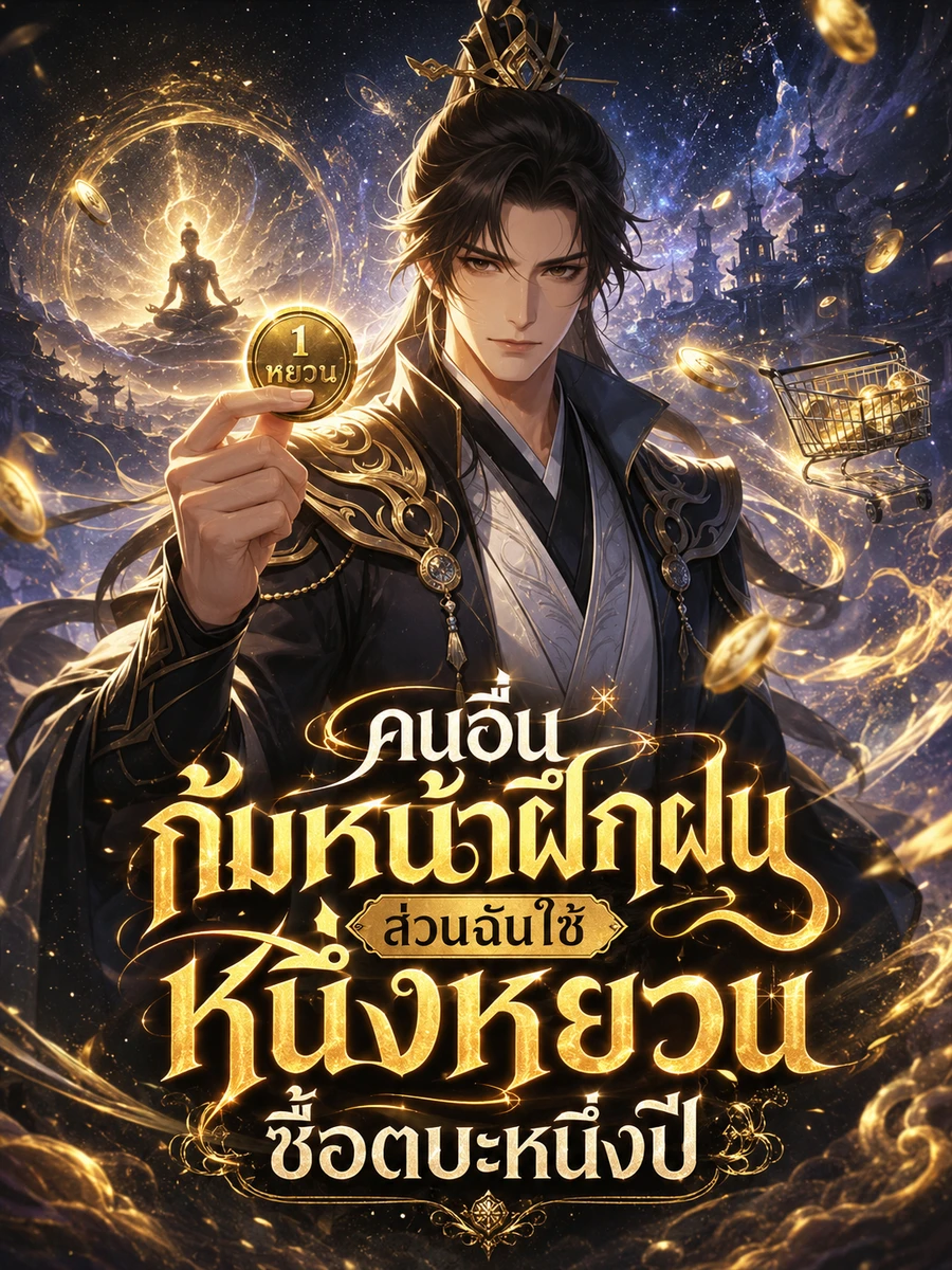 ปก คนอื่นก้มหน้าฝึกฝน ส่วนฉันใช้หนึ่งหยวนซื้อตบะหนึ่งปี