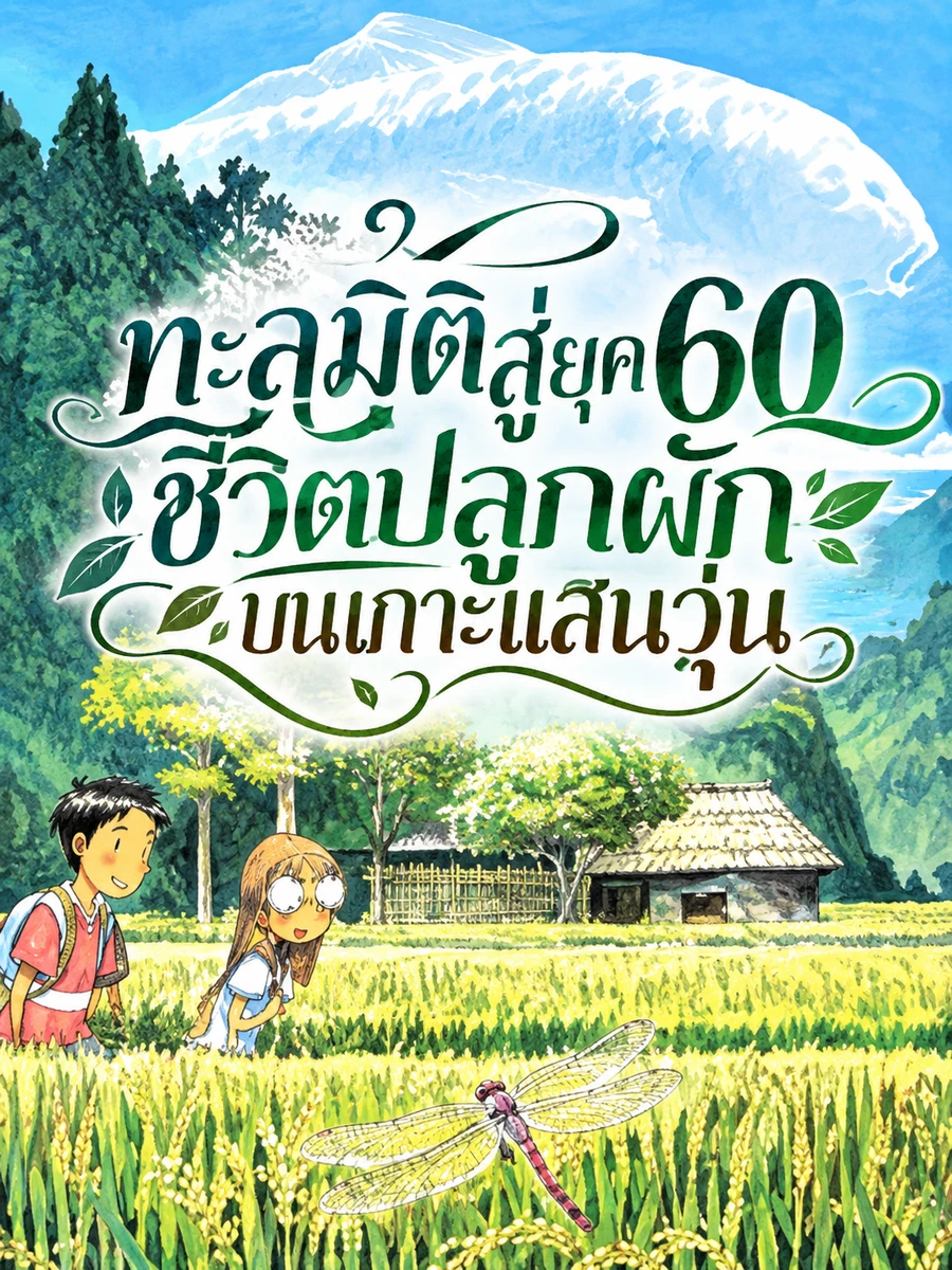 ปก (จบแล้ว) ทะลุมิติสู่ยุค 60 ชีวิตปลูกผักบนเกาะแสนวุ่น