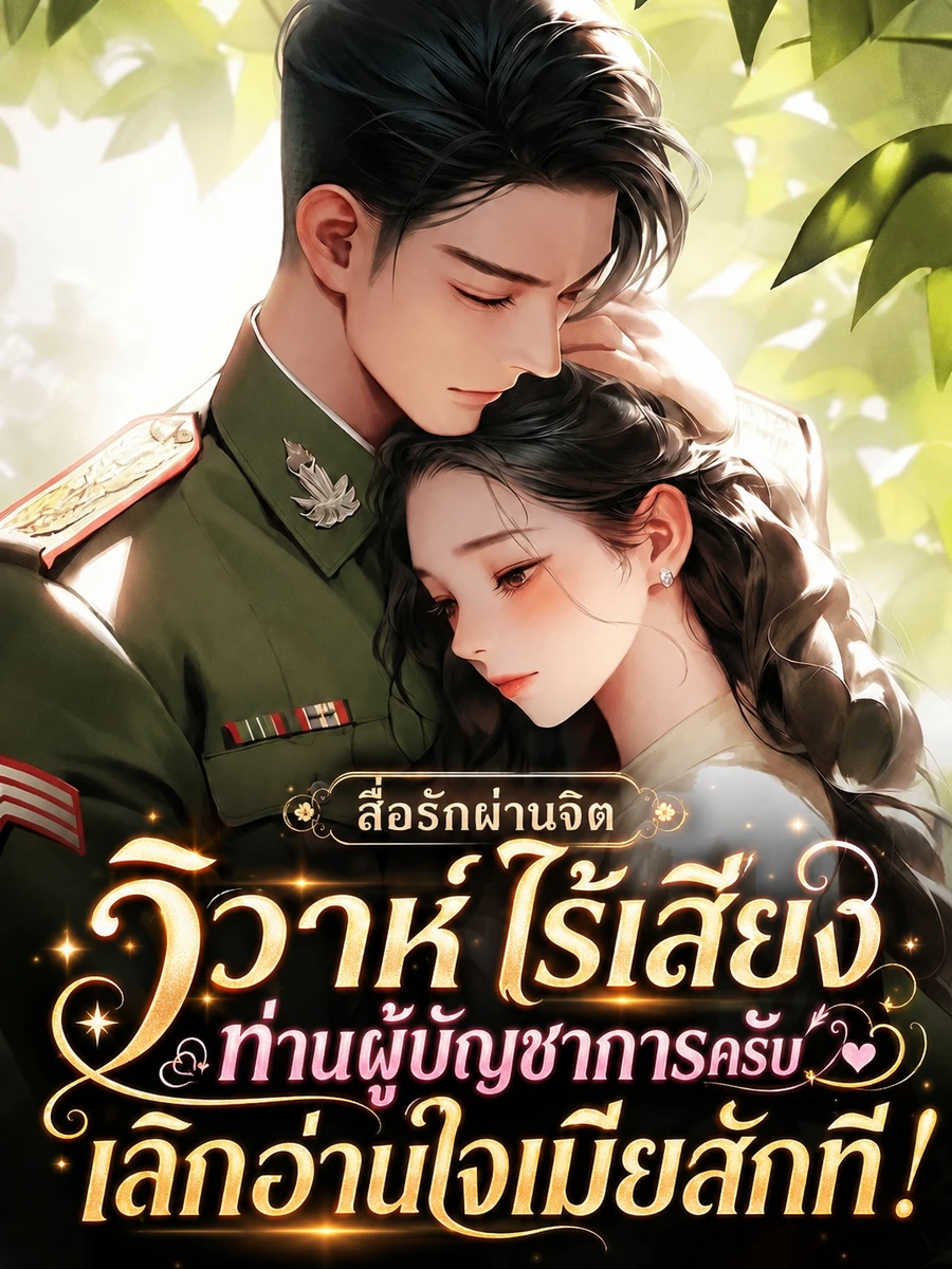 ปก สื่อรักผ่านจิต วิวาห์ไร้เสียง ท่านผู้บัญชาการครับ เลิกอ่านใจเมียสักที!
