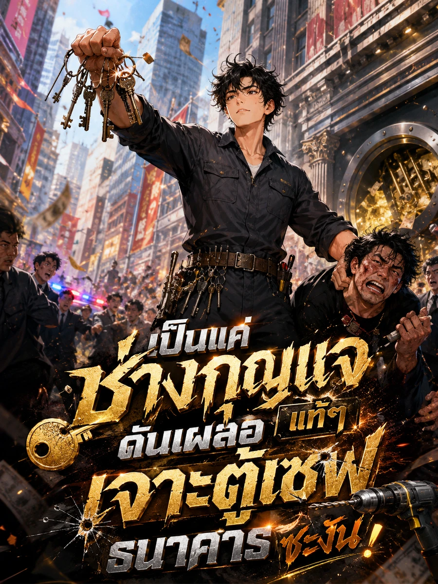 ปก เป็นแค่ช่างกุญแจแท้ๆ ดันเผลอเจาะตู้เซฟธนาคารซะงั้น