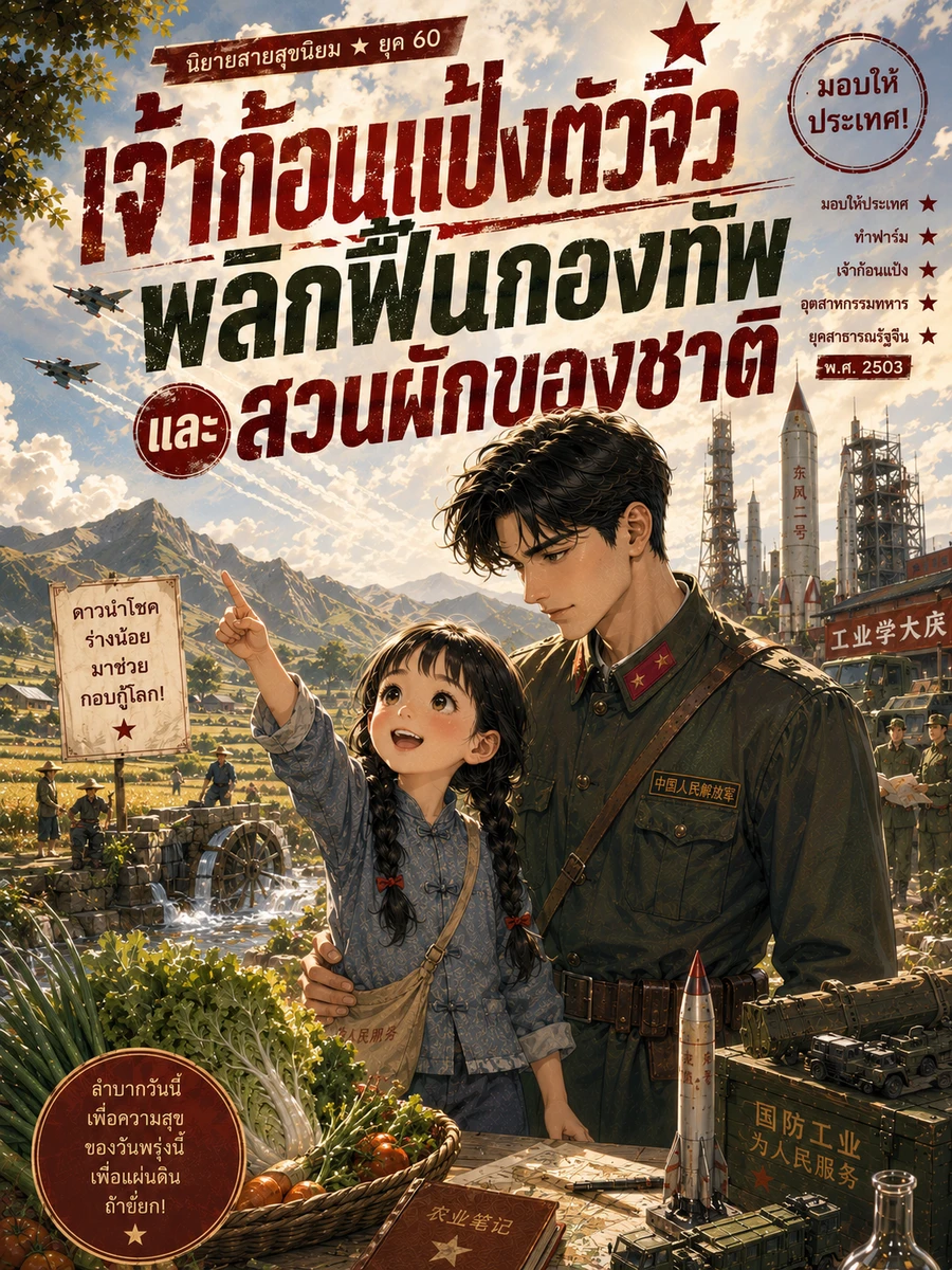 ปก เจ้าก้อนแป้งตัวจิ๋ว พลิกฟื้นกองทัพและสวนผักของชาติ