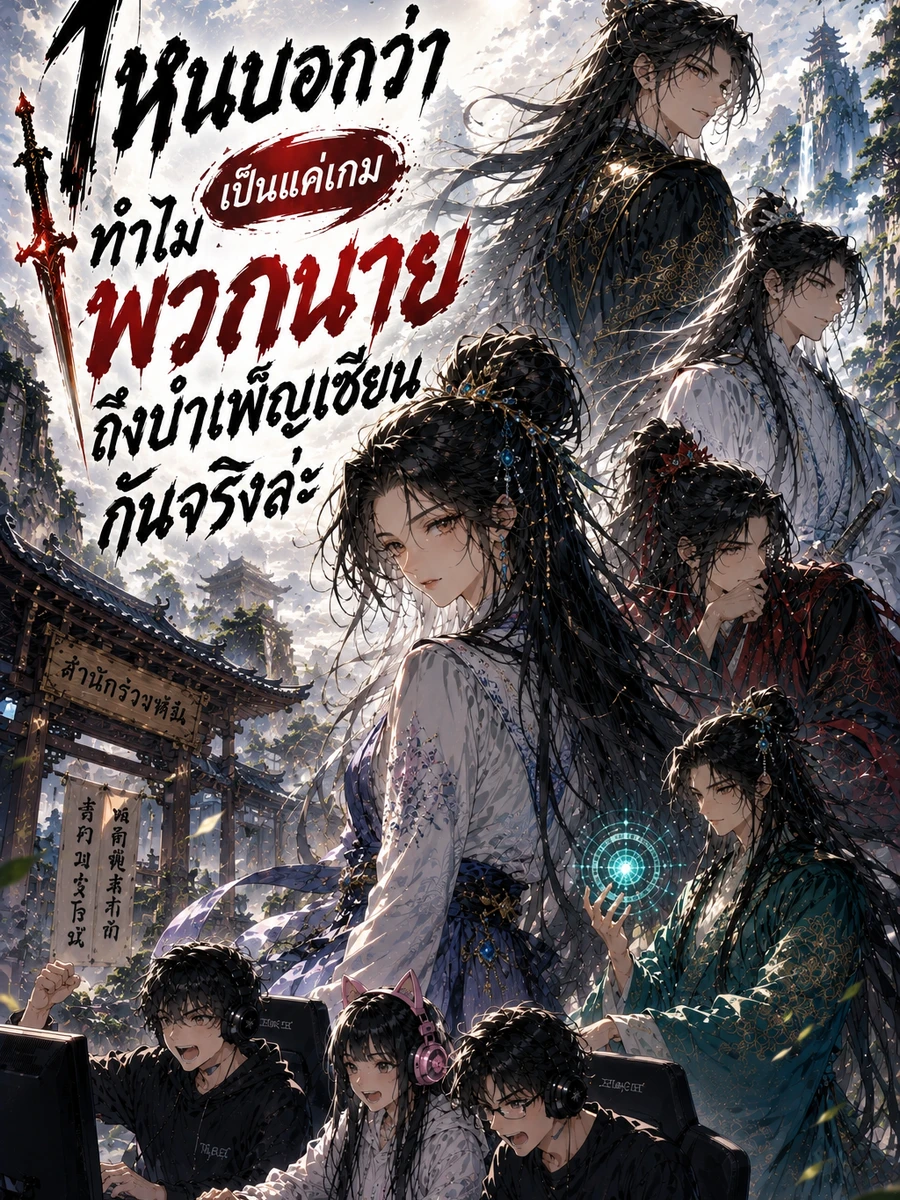 ปก ไหนบอกว่าเป็นแค่เกม ทําไมพวกนายถึงบําเพ็ญเซียนกันจริงล่ะ