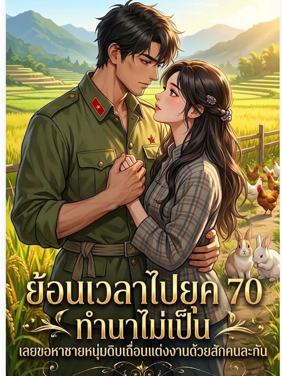 ปก ย้อนเวลาไปยุค 70 ทํานาไม่เป็น เลยขอหาชายหนุ่มดิบเถื่อนแต่งงานด้วยสักคนละกัน