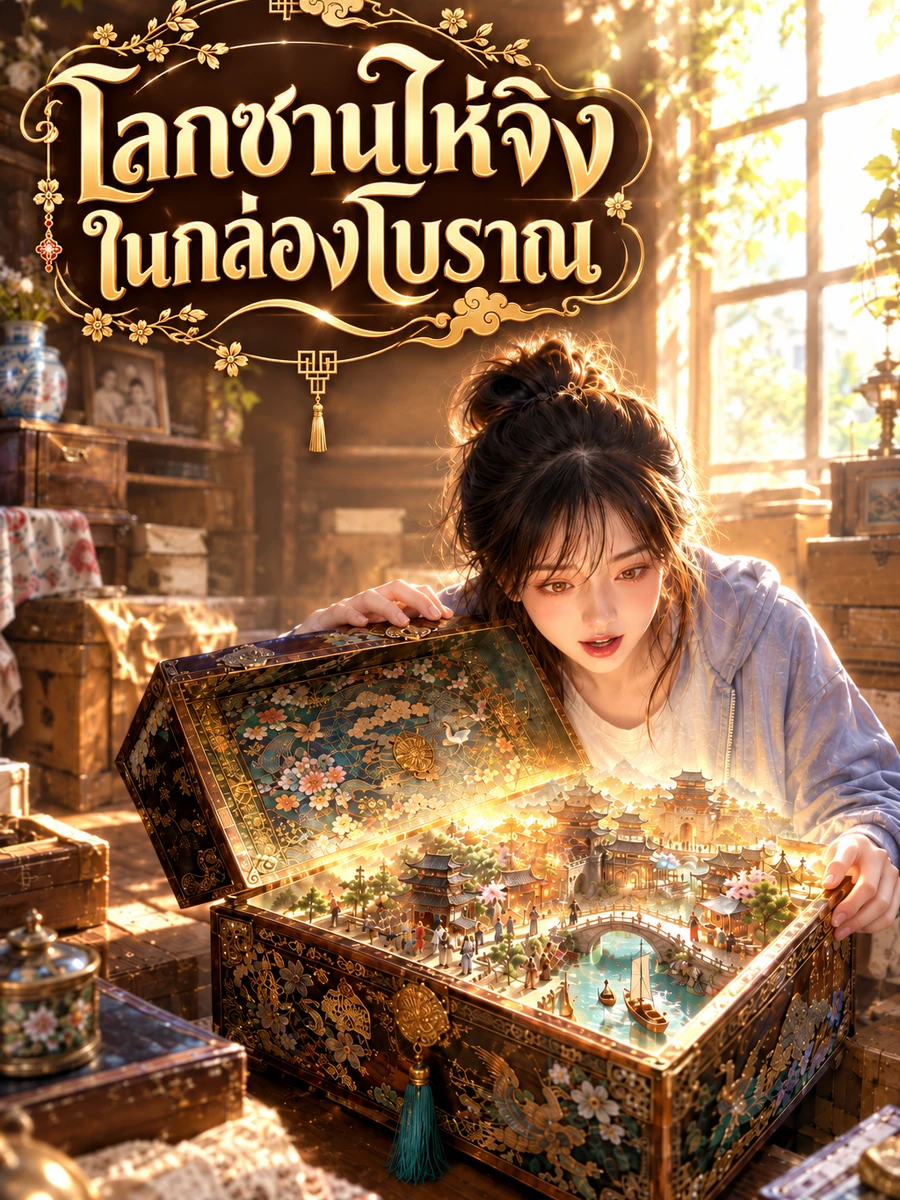 ปก โลกซานไห่จิงในกล่องโบราณ
