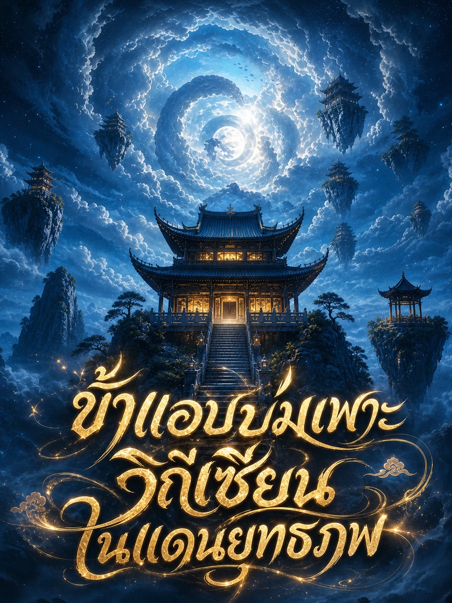 ปก ข้าแอบบ่มเพาะวิถีเซียนในแดนยุทธภพ