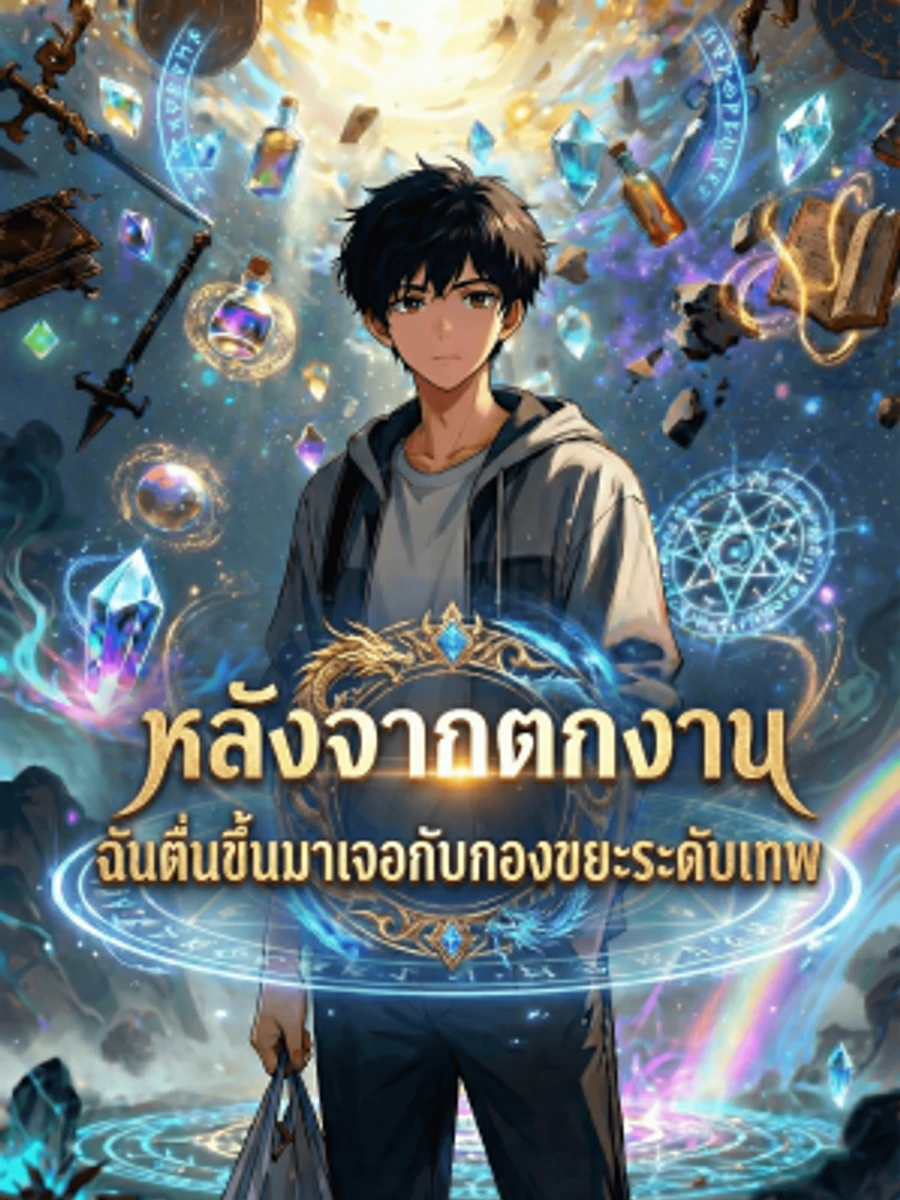 ปก หลังจากตกงาน ฉันตื่นขึ้นมาเจอกับกองขยะระดับเทพ