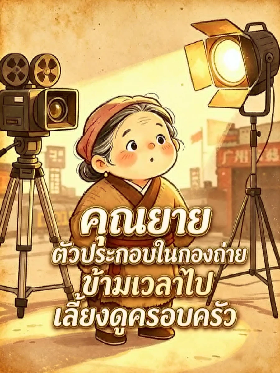 ปก คุณยายตัวประกอบในกองถ่าย ข้ามเวลาไปเลี้ยงดูครอบครัว