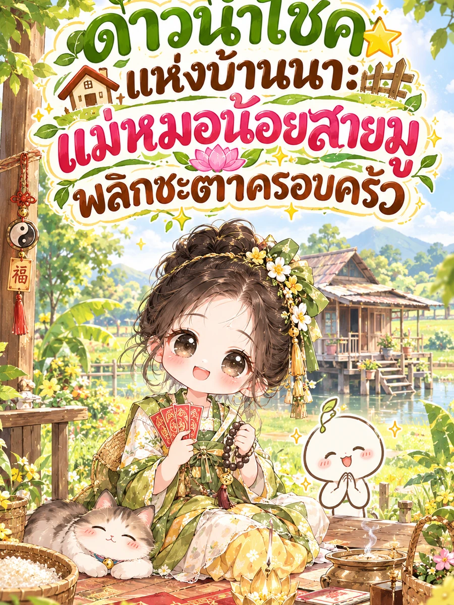 ปก ดาวนําโชคแห่งบ้านนา: แม่หมอน้อยสายมูพลิกชะตาครอบครัว