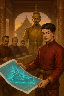 ปก วิศวกรย้อนเวลา: สร้างจักรวรรดิพระเจ้าตาก