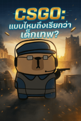 ปก CSGO: แบบไหนถึงเรียกว่าเด็กเทพ?