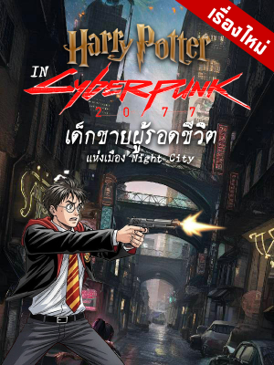 ปก Harry Potter แฮร์รี่ พอตเตอร์ ใน Cyberpunk 2077 เด็กชายผู้รอดชีวิต แห่งเมืองไนท์ซิตี้