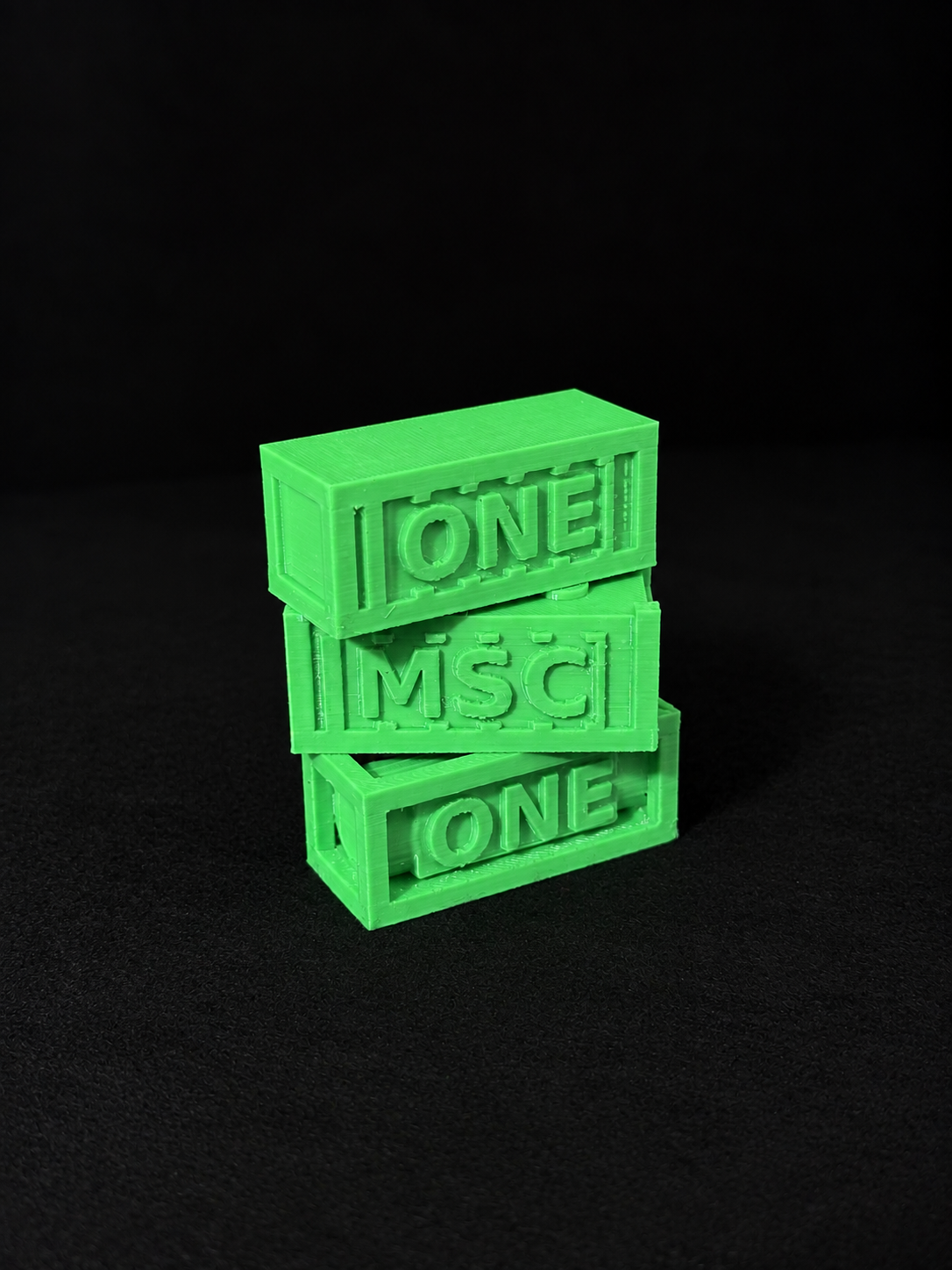 Miniaturas de Containers Marítimos - Conjunto de 12 Modelos