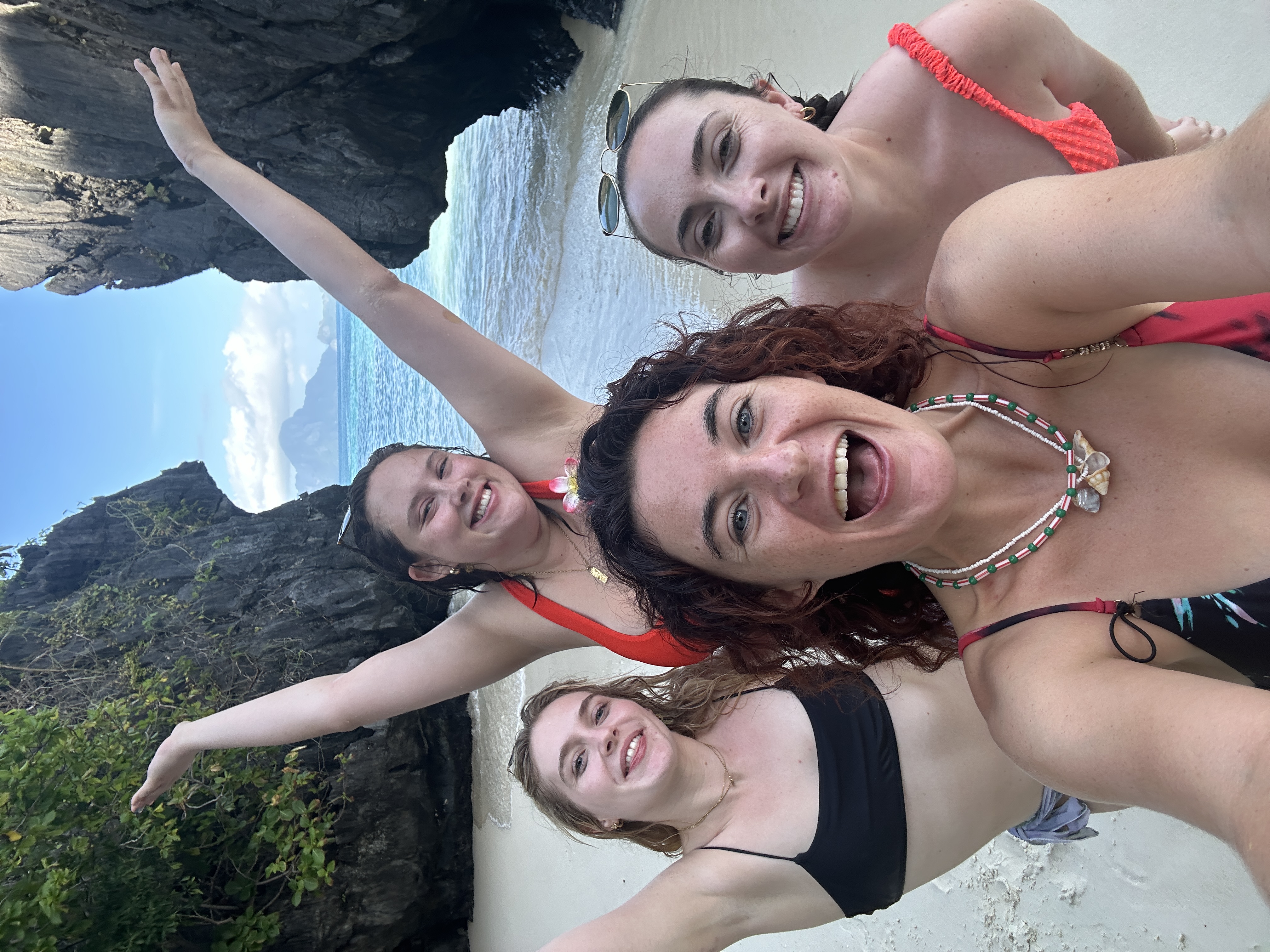 Group trip moment