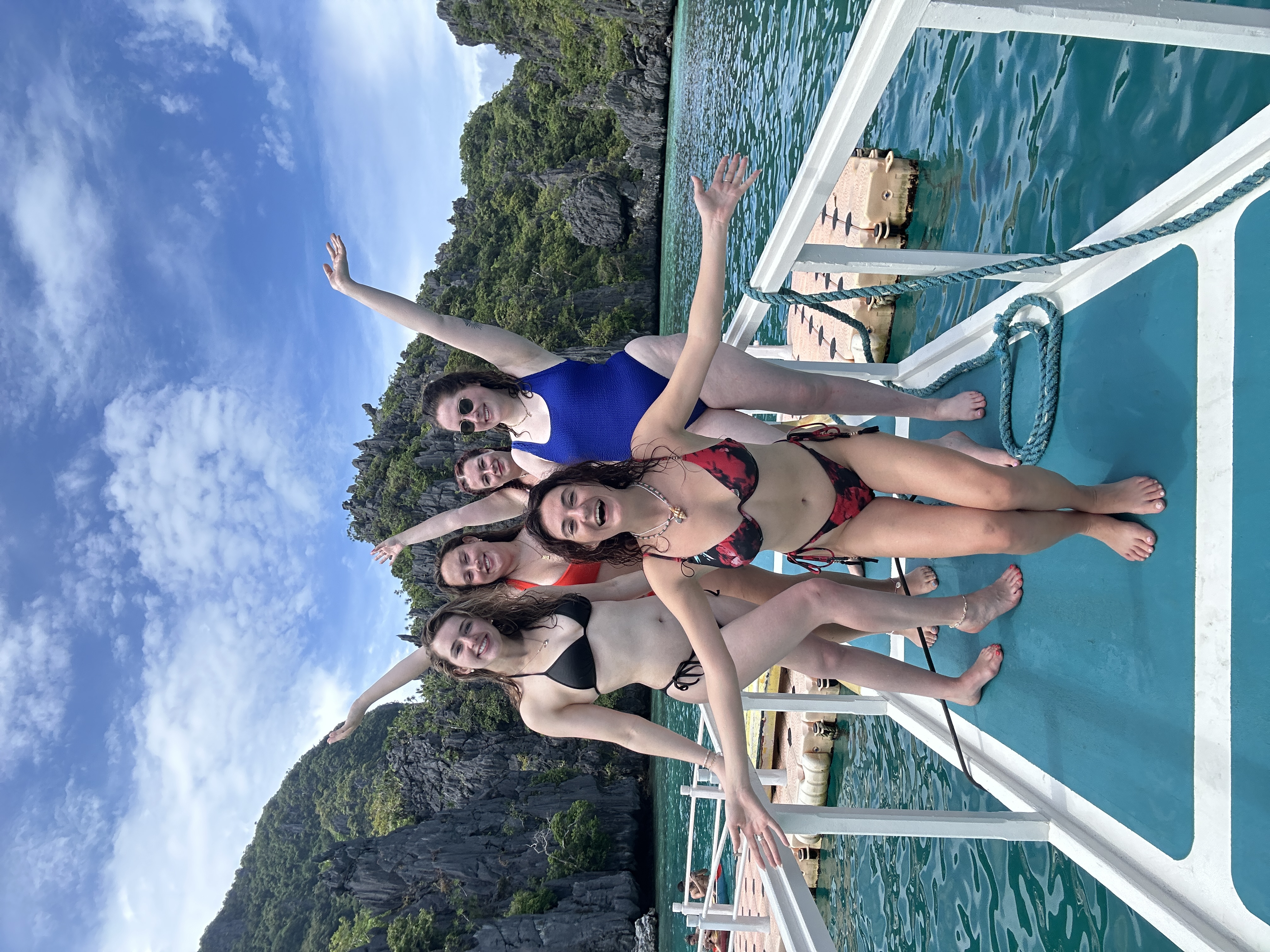 Group trip moment