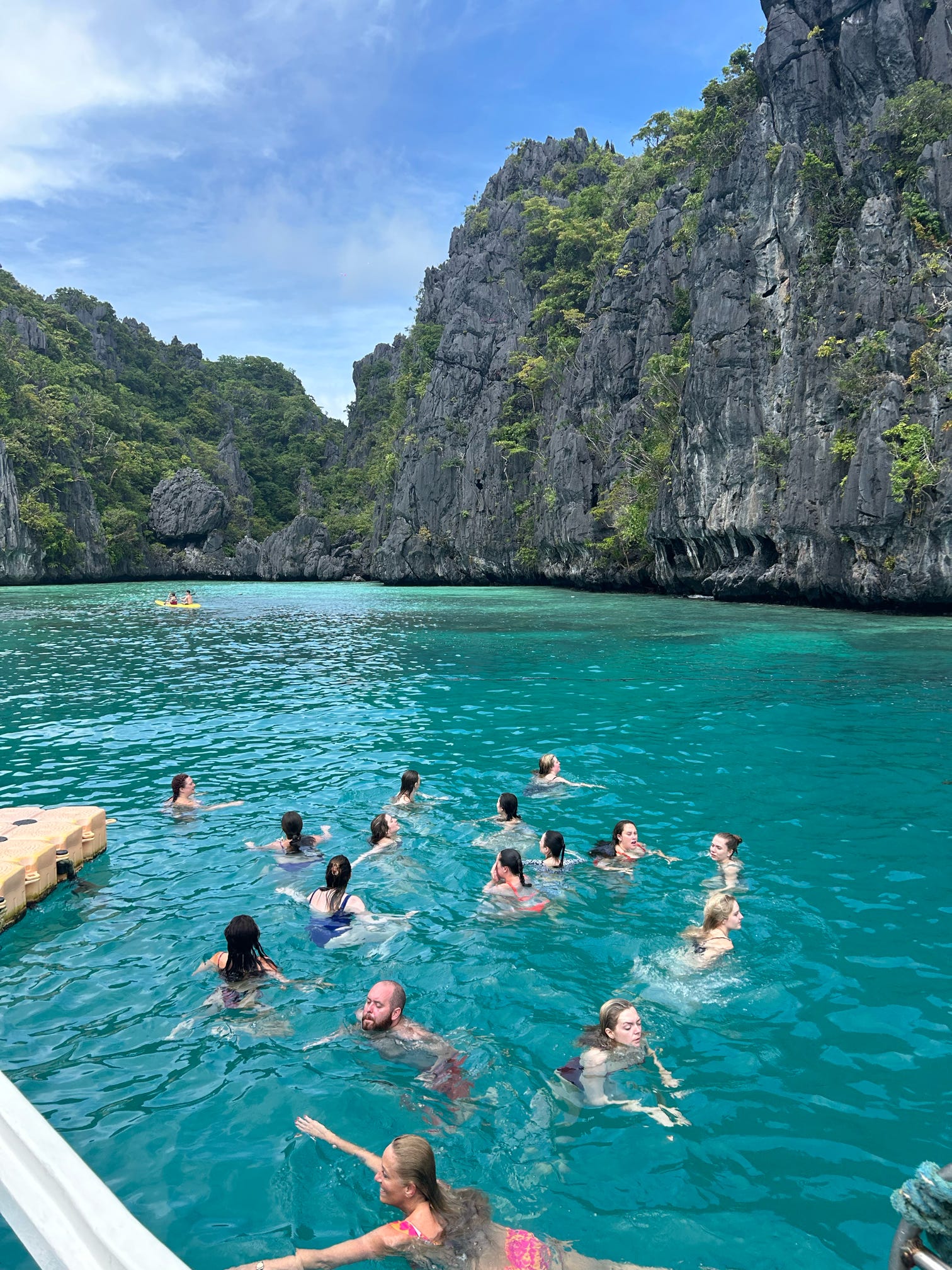 Group trip moment