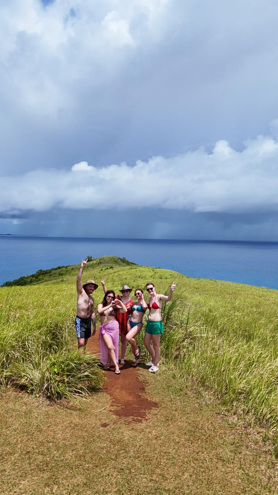 Group trip moment