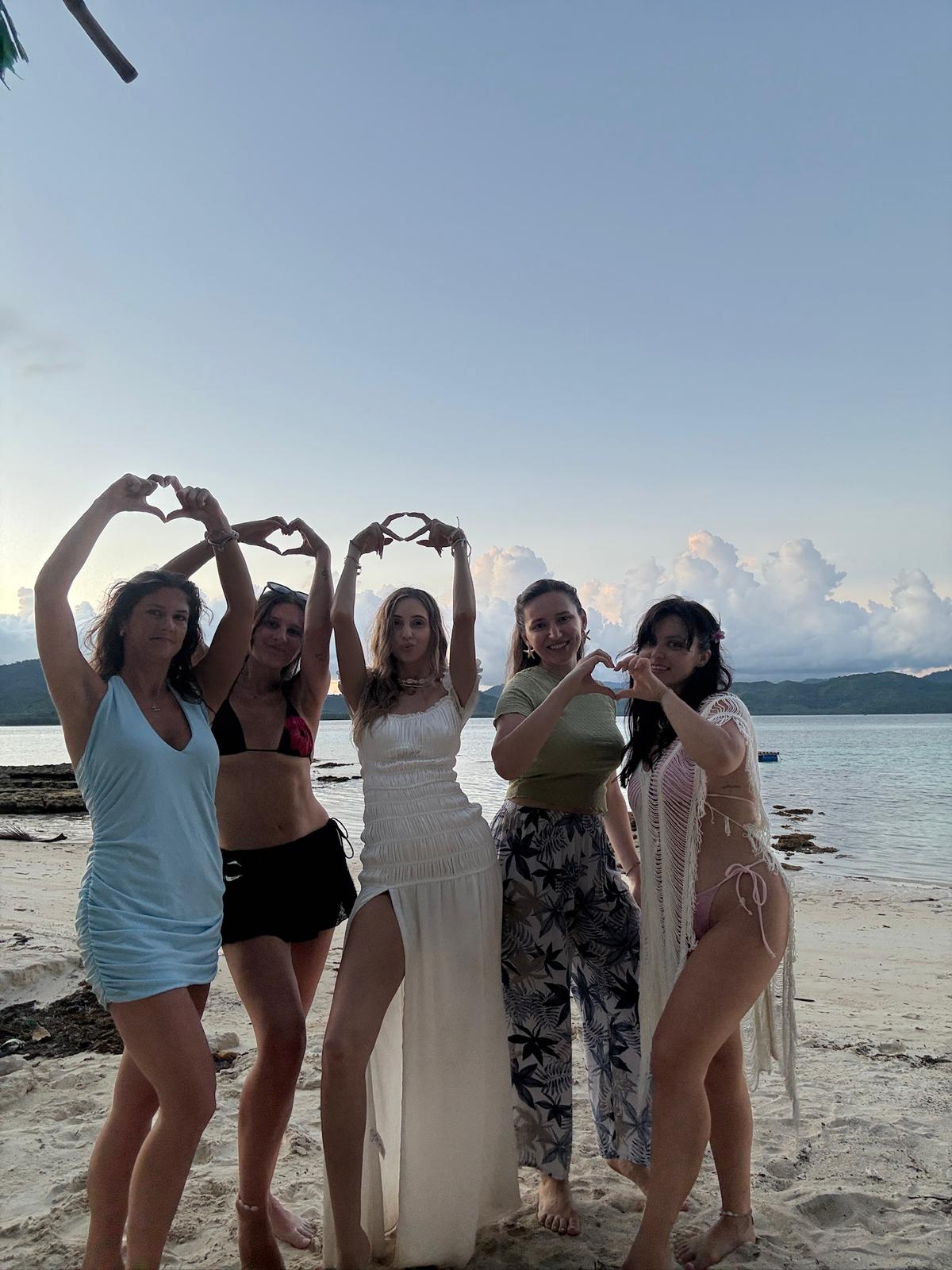 Group trip moment