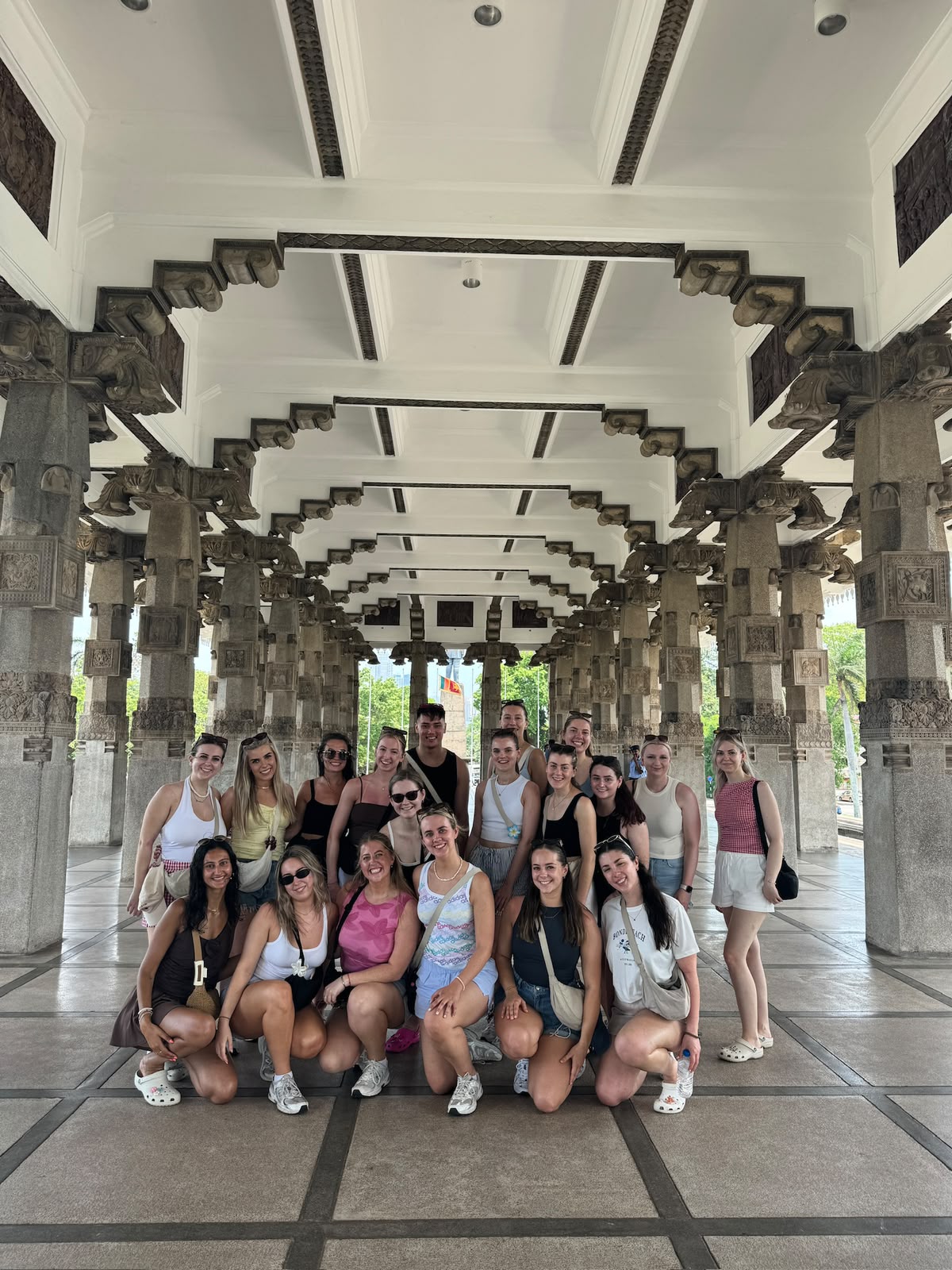 Group trip moment