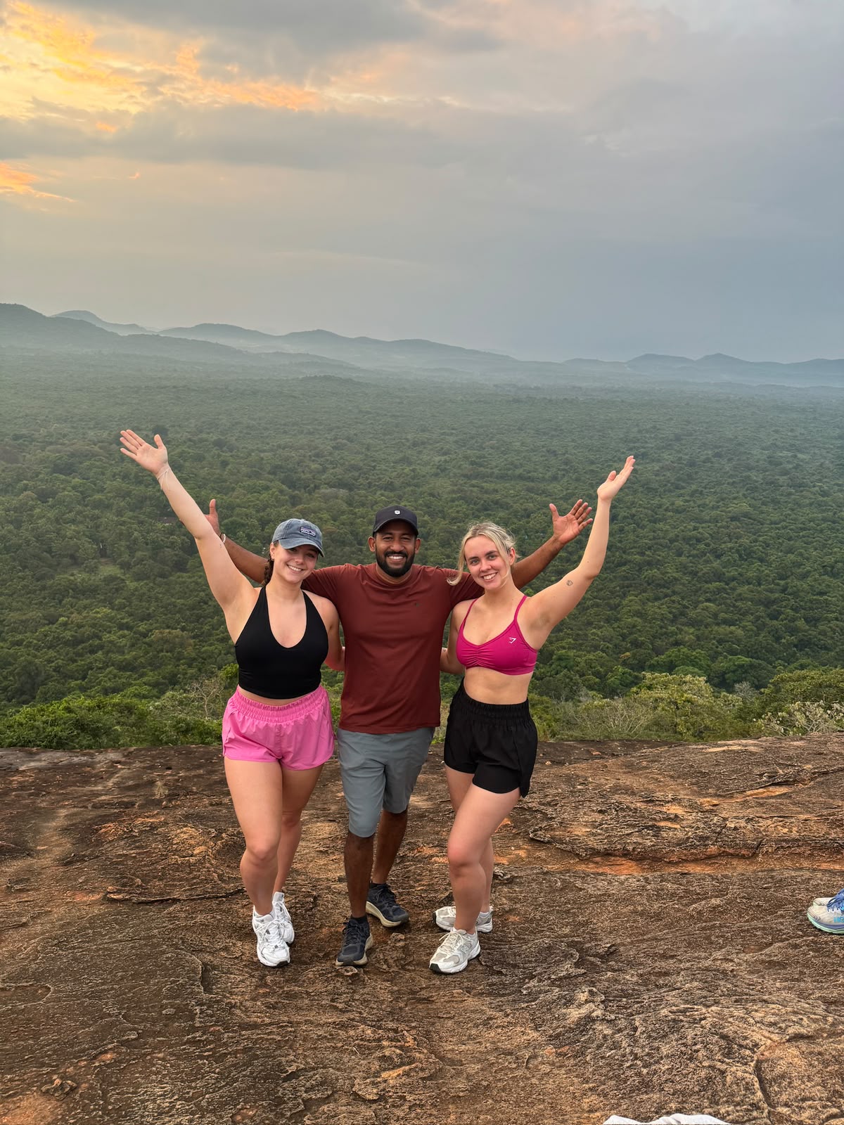 With Dilip - the tour guide in Sri Lanka