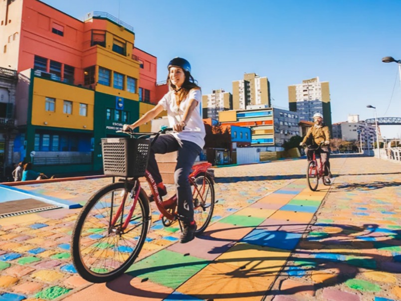 Biking around Buenos Aires