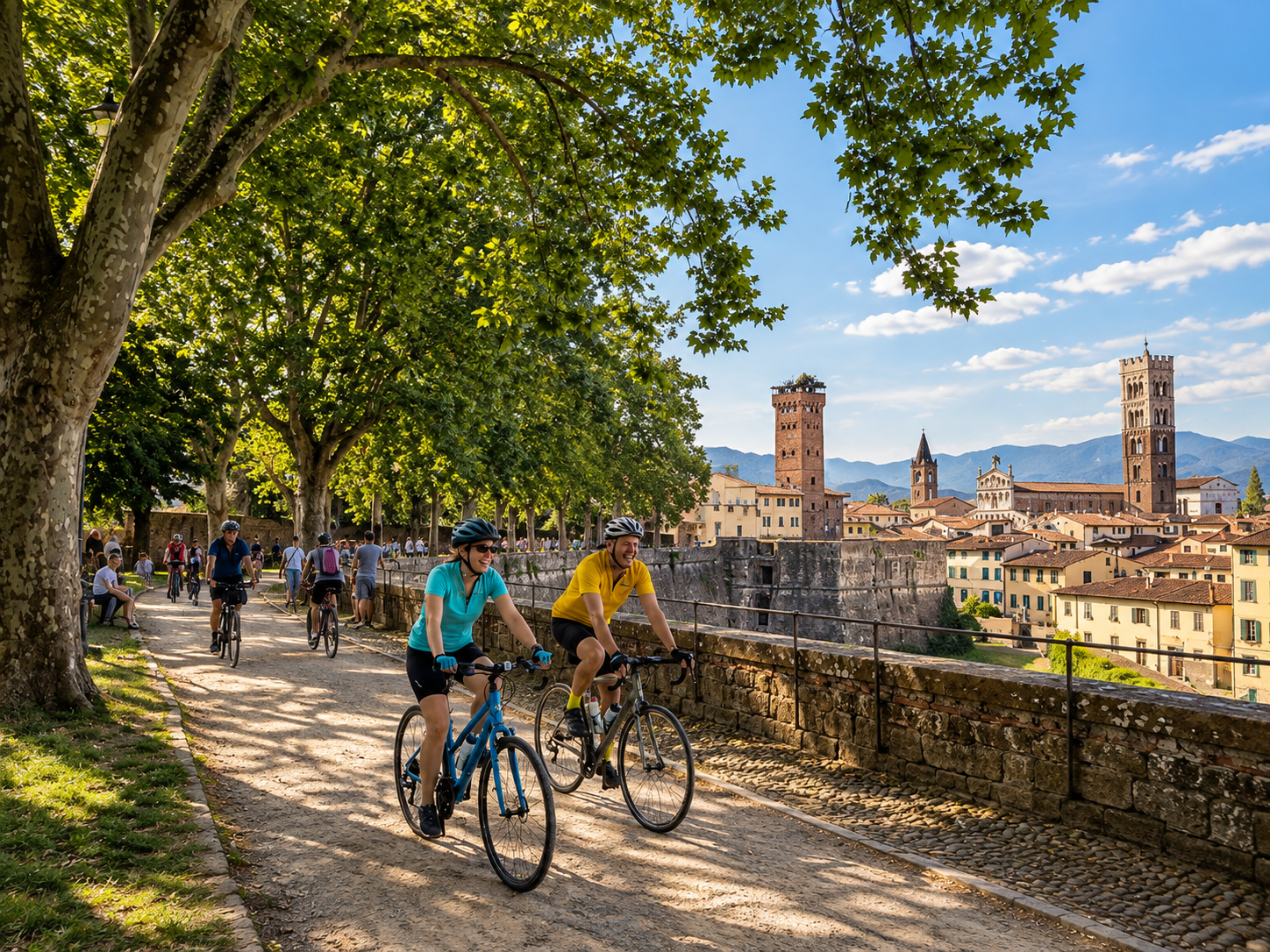 Cycle Lucca’s Renaissance Walls