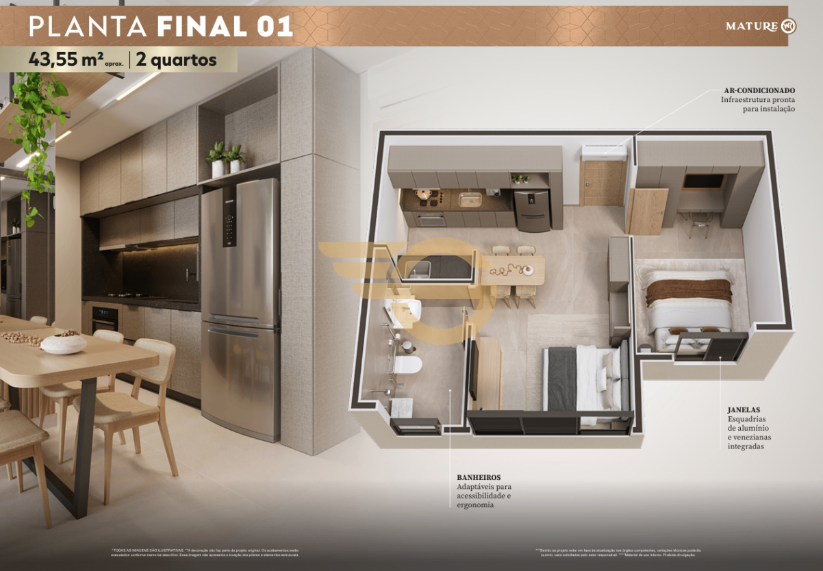 Foto de Apartamentos Compactos Mature - Wr à Venda