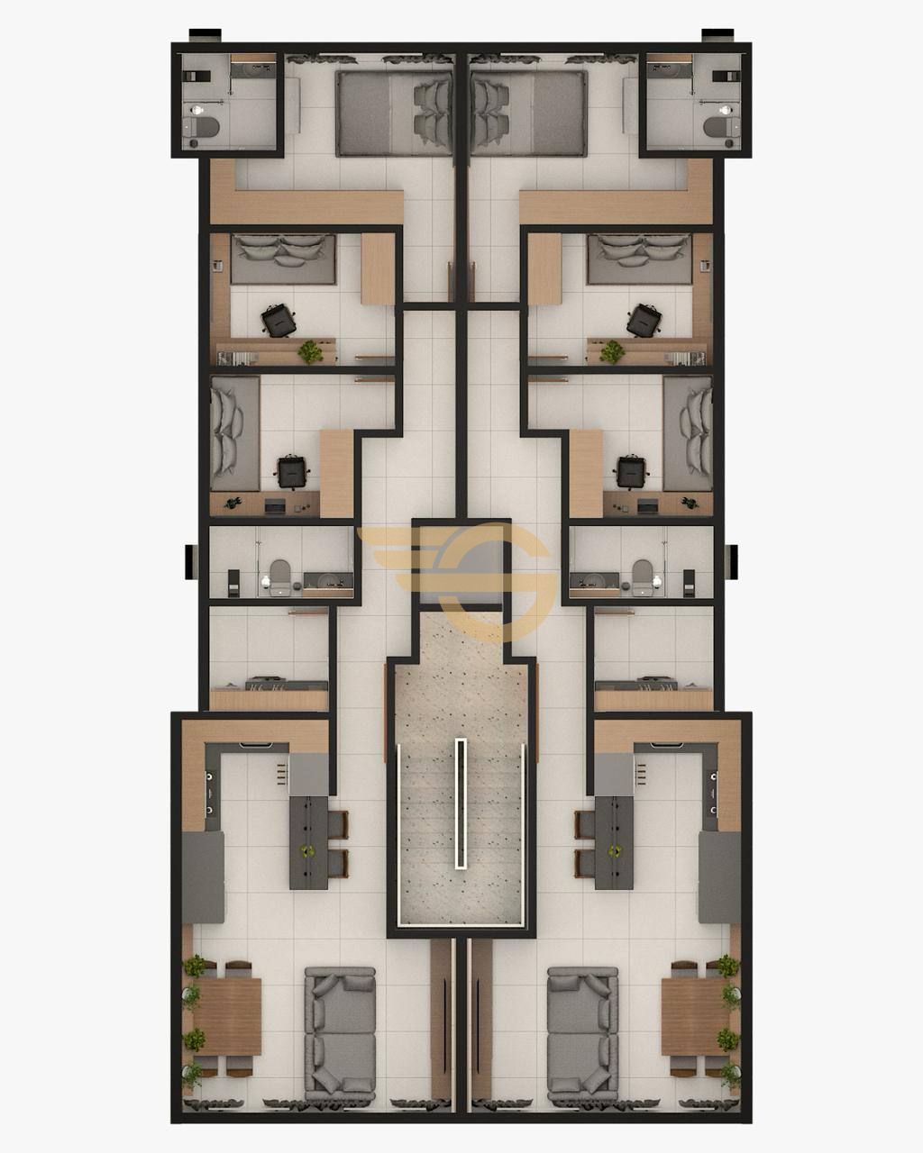 Foto de Apartamento à Venda no Bom Retiro - 2 Quartos, Vaga Coberta e 1 Vagas