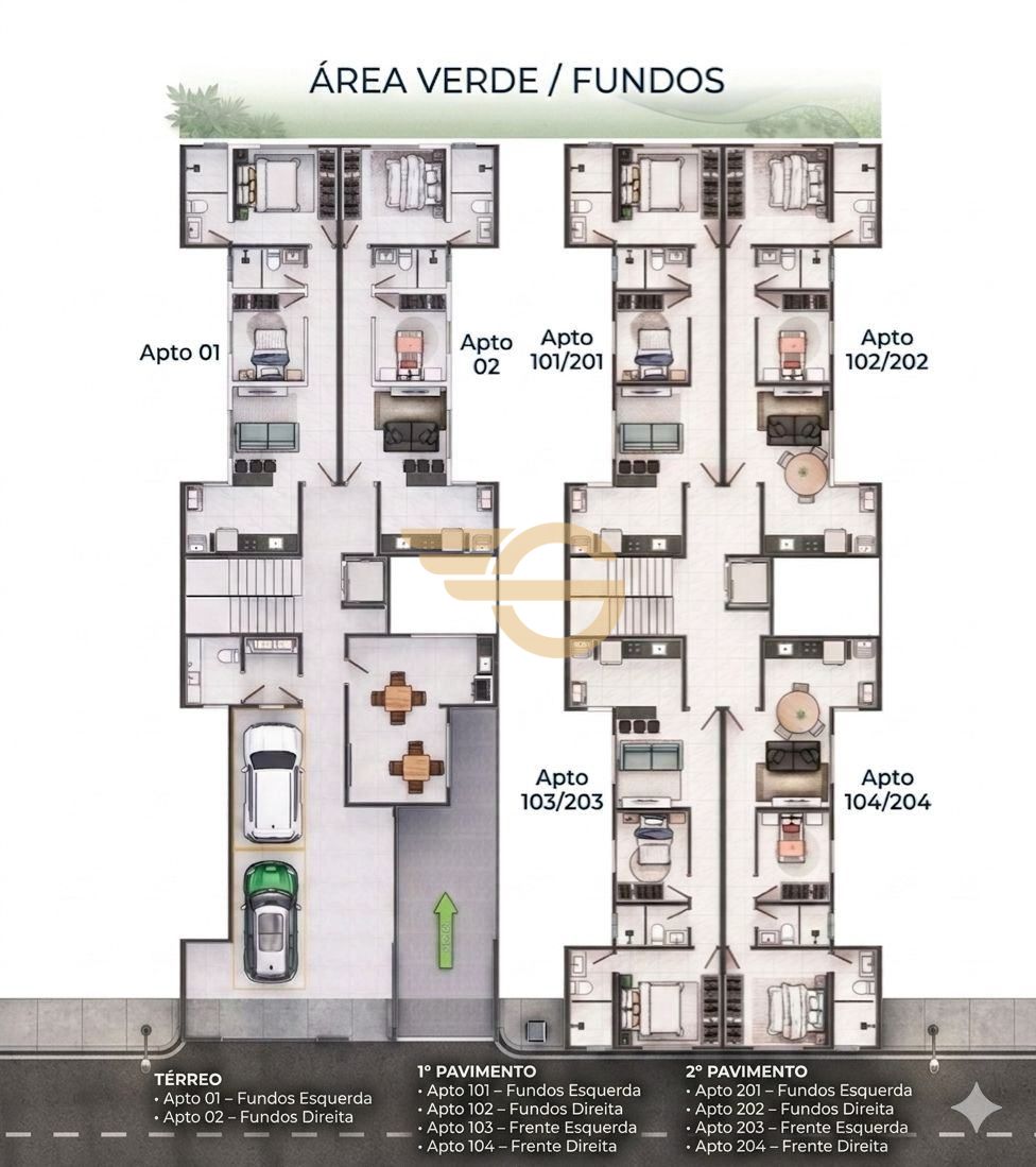 Foto de Apartamento à Venda no Bom Pastor - 2 Quartos, Vaga Coberta e 1 Vagas