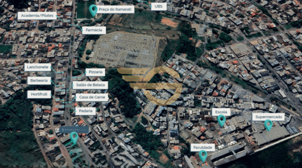 Foto de Lançamento Essenza do Itamarati - Apartamento na Planta no Tiradentes - 2 Quartos, Elevador e 1 Vaga