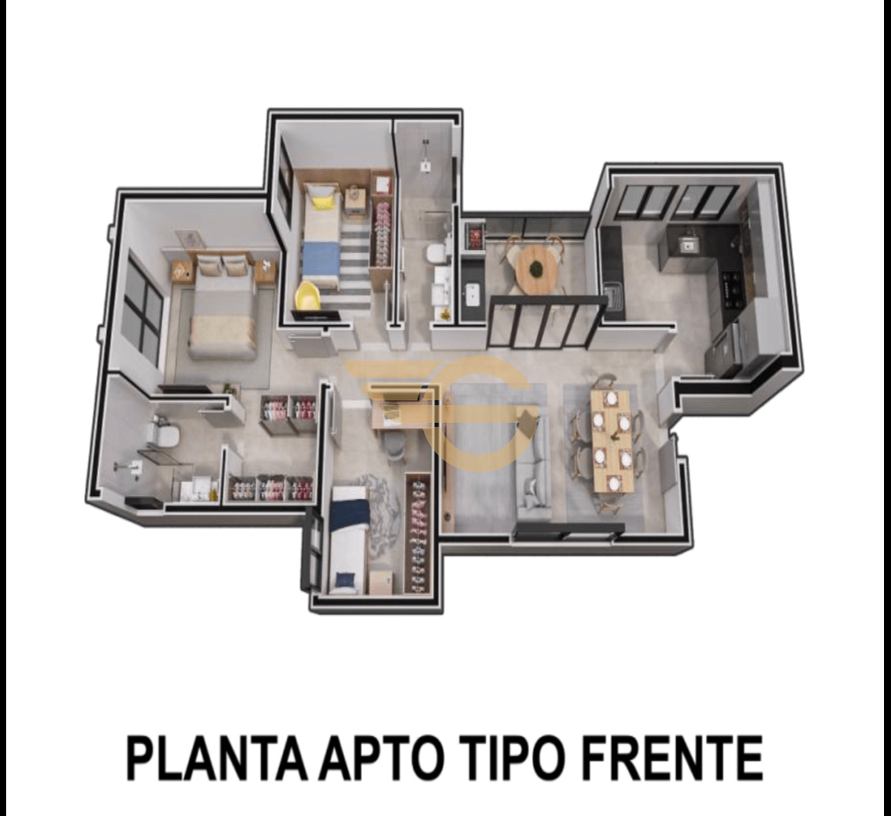Foto de Lançamento Recanto da Mata - Apartamento na Planta no Bairro Horto