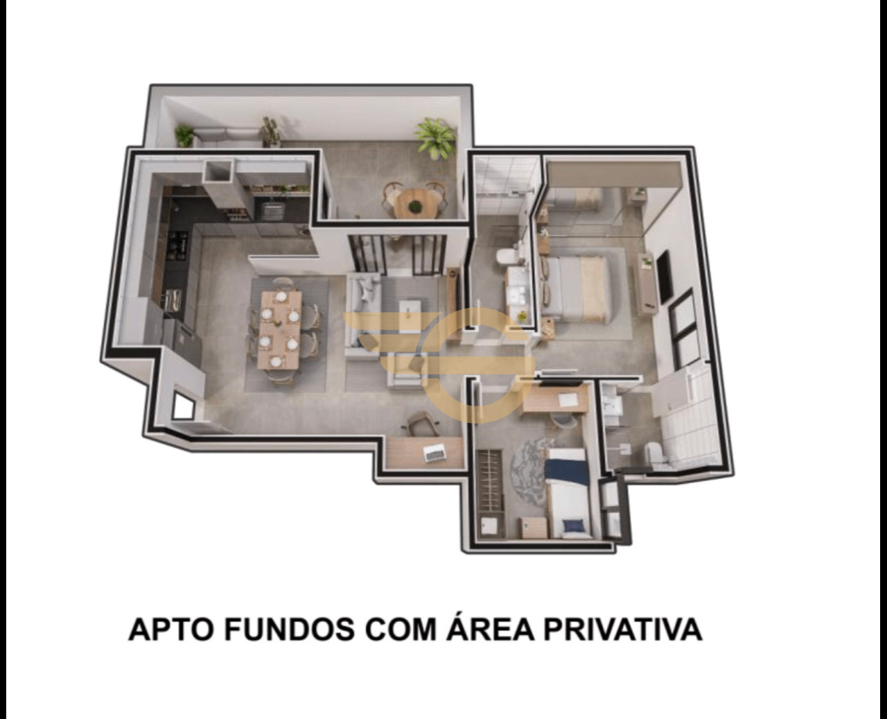 Foto de Lançamento Recanto da Mata - Apartamento na Planta no Bairro Horto