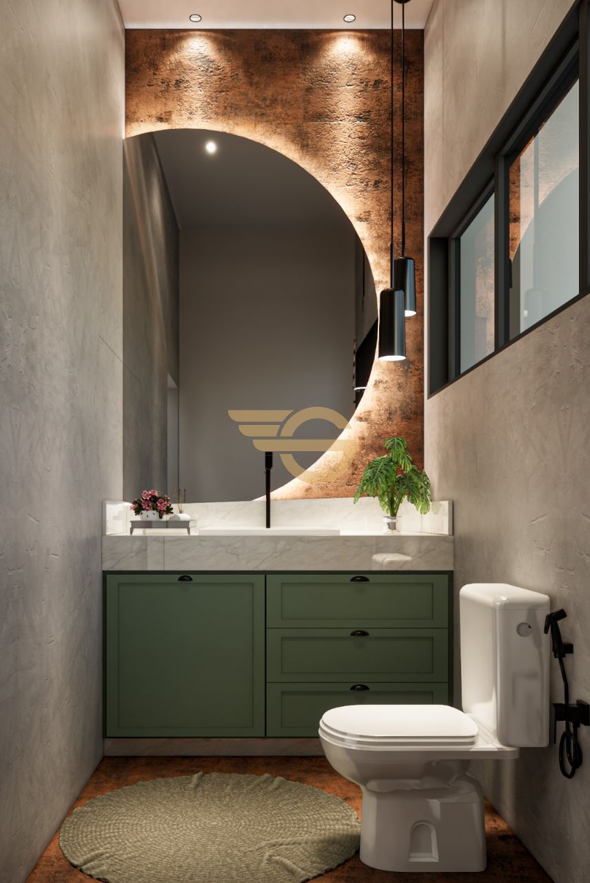 Foto de Moderna Casa no Belvedere Fabriciano | Varanda Gourmet