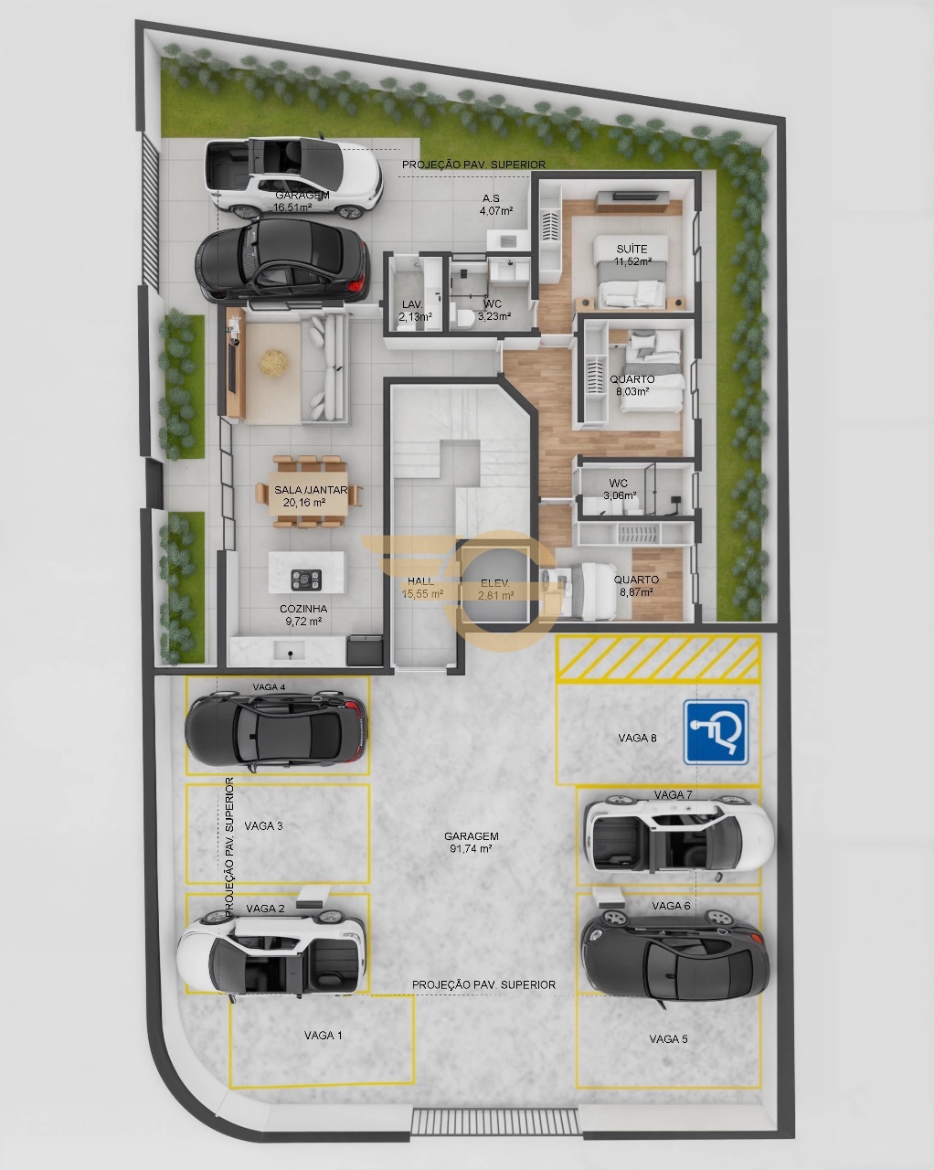 Foto de Apartamento 3 Quartos Vila Ipanema - Ipatinga - Área Gourmet