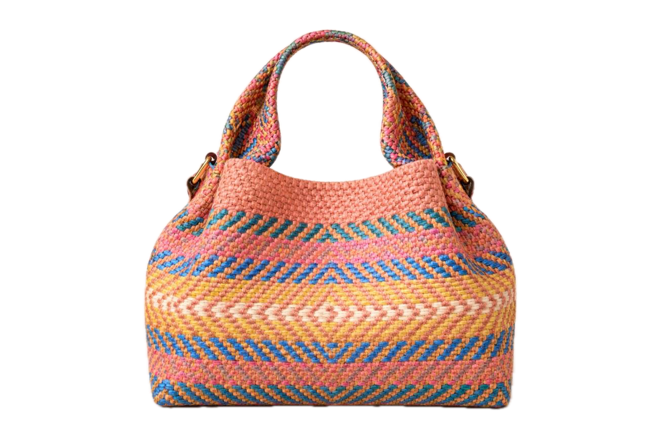 Bolso de palma tejido – tamaño amplio, de Aurelio Poot