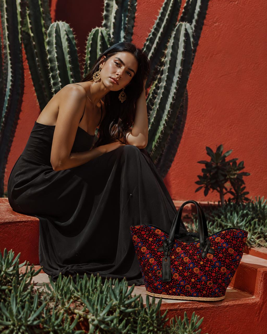 Bolso Tote Bordado Artesanal – Tamaño Grande 2