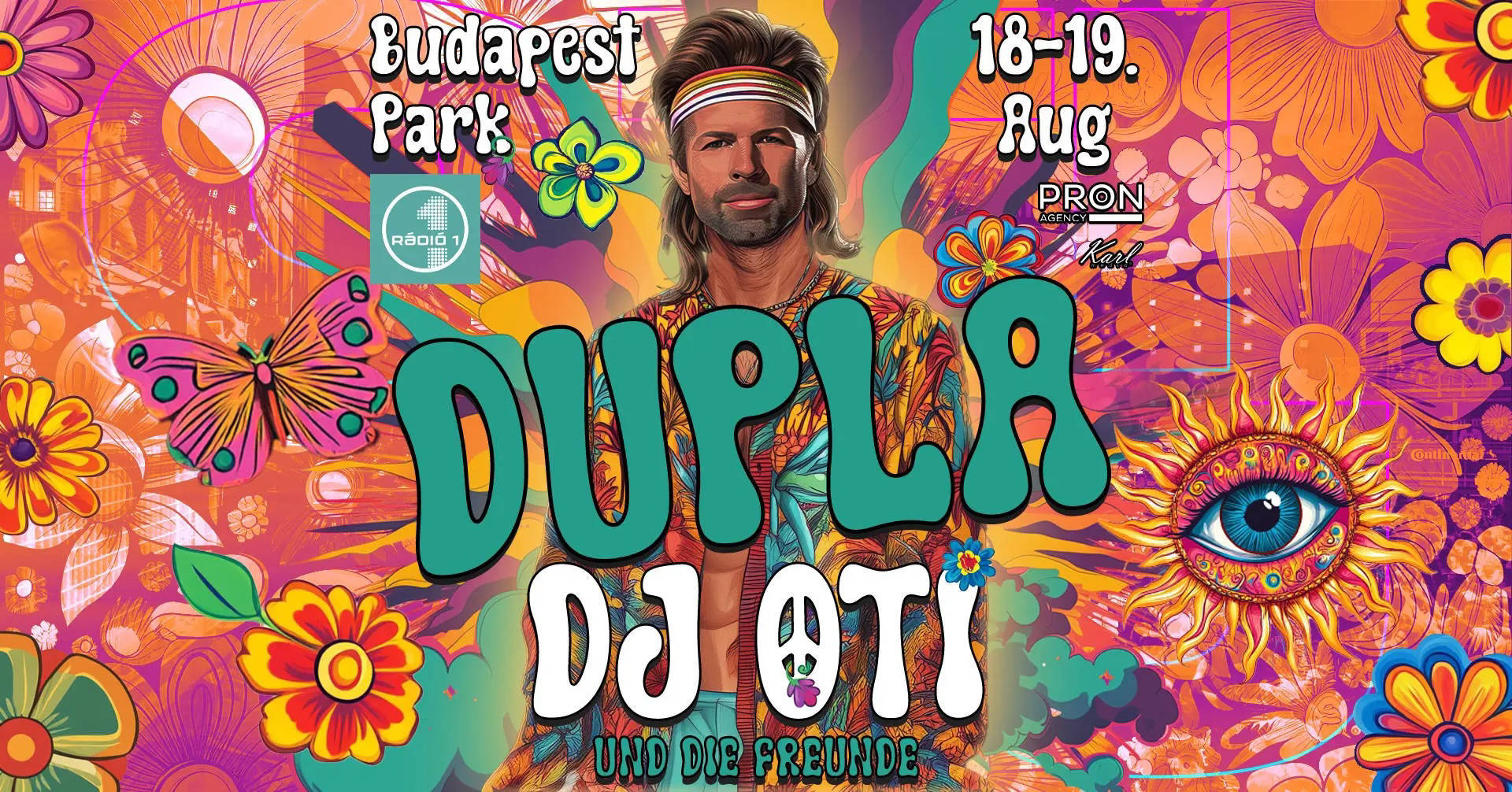 DJ OTI und die Freunde ☮️ Budapest Park ☮️ 08.18.