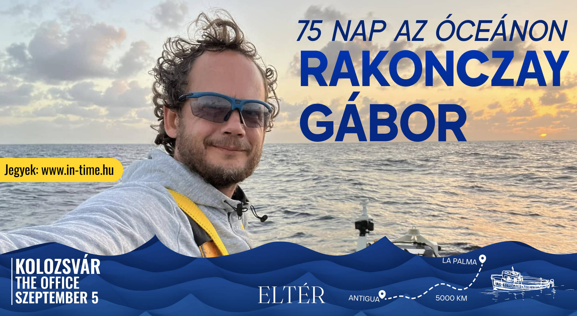 Rakonczay Gábor - 75 Nap az óceánon - KOLOZSVÁR