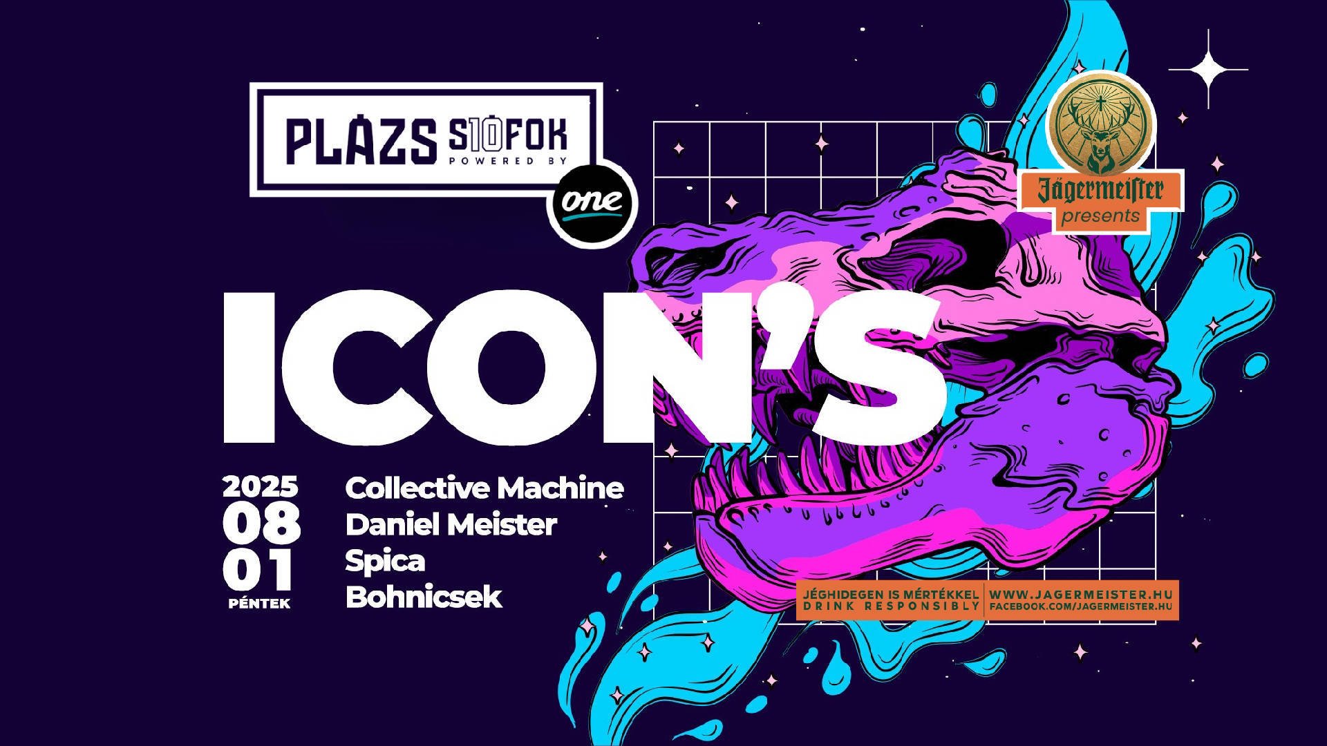 ICON'S w/ Collective Machine, Daniel Meister, Spica, Bohnicsek / Plázs Siófok/ 2025.08.01.