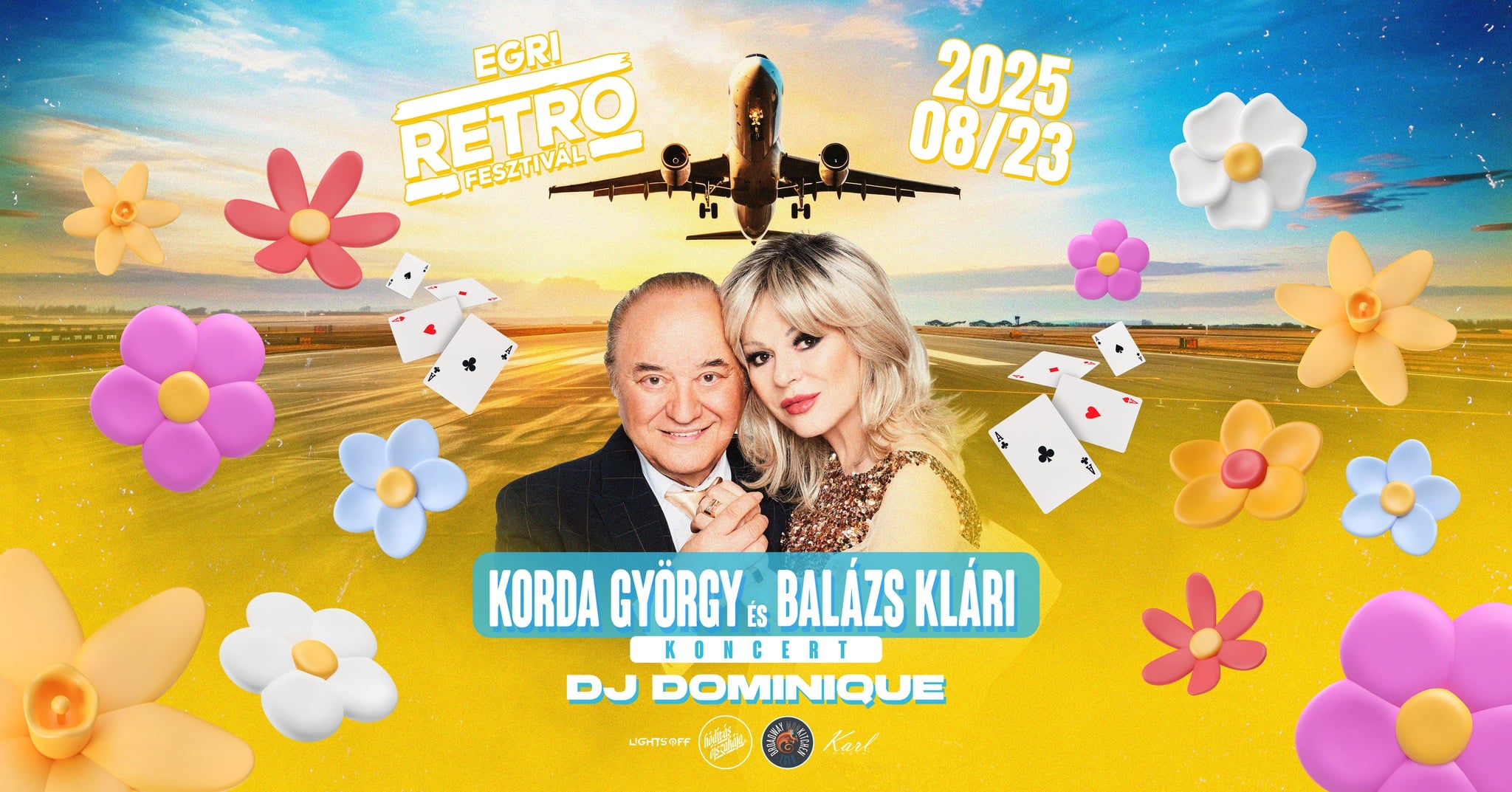 Egri Retro Fesztivál bemutatja: Korda György és Balázs Klári koncert ♠️ 08.23. Eger ♠️