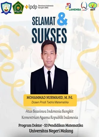 Dosen INAMIS Lamongan Raih Beasiswa S3 dari Kemenag RI, Siap Tingkatkan Mutu Akademik Kampus
