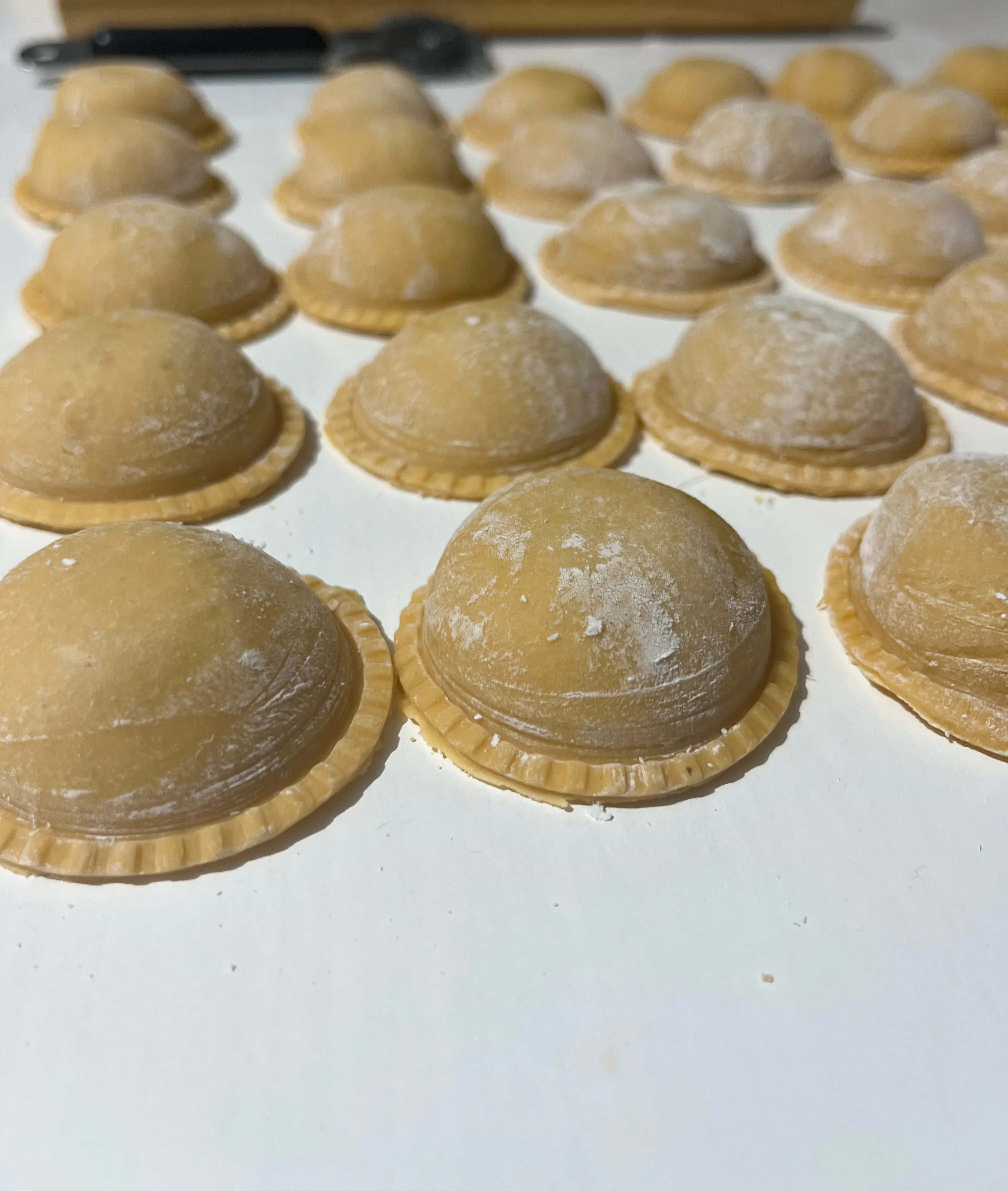 Sorrentinos Bruma de Vino caseros artesanales